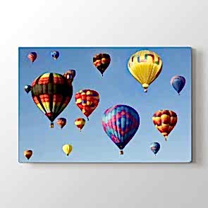 Balon Cümbüşü - Modern Kanvas Tablosu