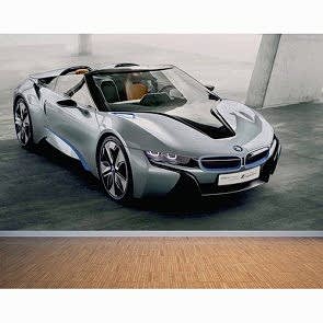 BMW i8 Hibrit Araba - Araba 3D Duvar Kağıdı