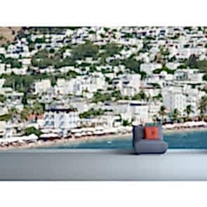 Bodrum Evleri 3D Duvar Kağıdı