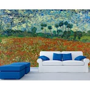 Van Gogh - Poppy Field Duvar Kağıdı Modeli
