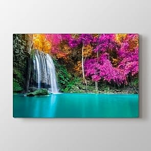 Tayland Ulusal Park Şelalesi Tablosu | Kız Kulesi Tablo