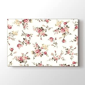 Retro Çiçekler Tablosu | Modern Çiçek Tabloları