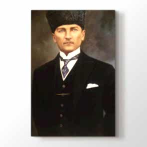 Mustafa Kemal Duruşu Tablosu | Atatürk Kanvas Tabloları - aegeanagarum.shop