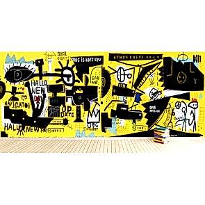 Her Kafadan Graffiti Duvar - 3D Duvar Kağıdı Uygulama