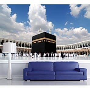 Kabe ve Gökyüzü 3 Boyutlu Resimli Duvar Kağıdı