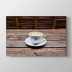 Bir Fincan Kahve Olsa Tablosu | Salon Için Tablo