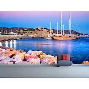 Bodrum Marina 3 Boyutlu Duvar Kağıdı