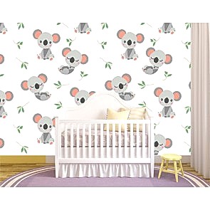 Koalaların Tatlılığı - 3D Çocuk ve Bebek Odası Duvar Kağıdı Uygulama