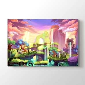 Fantastik Dünya Tablosu | Çocuk Tabloları