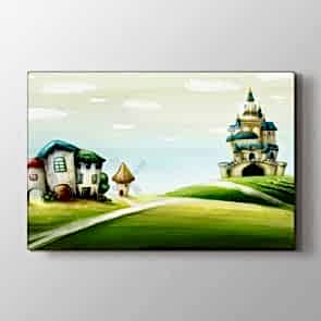 Masal Şatosu Tablosu | Çocuk Odası Tablo