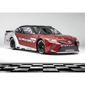 Toyota Yarış Arabası - Araba 3D Duvar Kağıdı