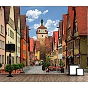 Rothenburg Sokakları Duvar Kağıdı