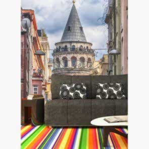 Galatada Bir Sokak - Duvar Sticker ve Duvar Resimleri