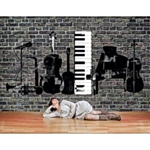 Müzik Benim Hayatım - Müzik Temalı ve Müzik Odası Duvar Kağıdı Uygulama