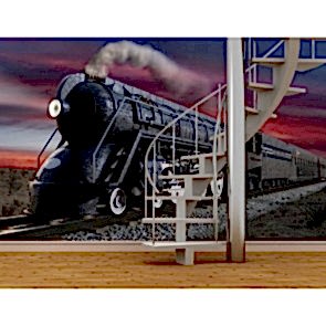 Kara Tren Duvar Kağıdı