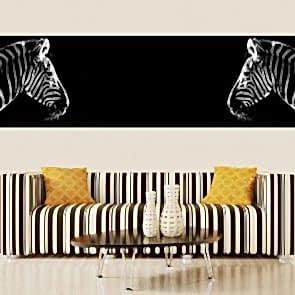 Zebra 3 Boyutlu Resimli Duvar Kağıdı Önizleme