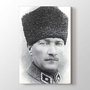 Siyah Beyaz Atatürk Tablosu | Atatürk Tabloları - aegeanagarum.shop