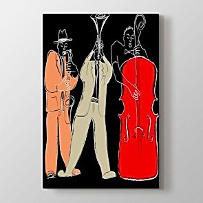 Üçlü Blues Grubu Tablosu | Müzik Tabloları - aegeanagarum.shop