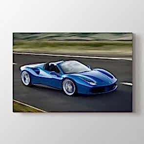 Ferrari 488 Spider Tablosu | Klasik Araba Tabloları - aegeanagarum.shop