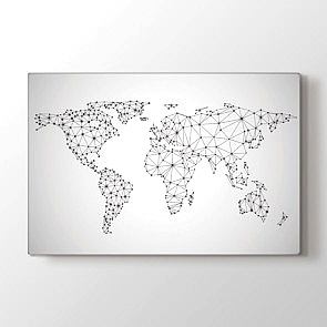 Global Network Dünya Haritası Tablosu | Dünya Haritası Tablosu