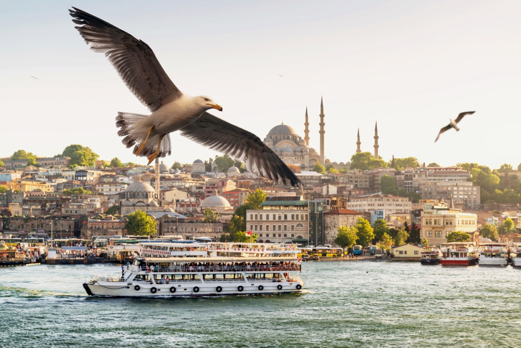 Vapur Manzarası Duvar Kağıdı