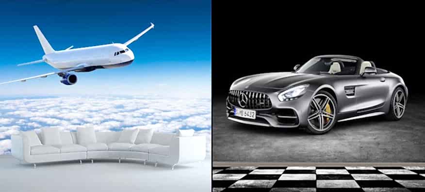 Araba ve Motorlu Araçlar 3 Boyutlu Duvar Kağıdı Modelleri