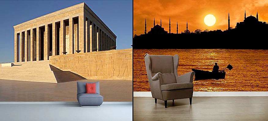 Türkiye 3 Boyutlu Duvar Kağıdı Modelleri